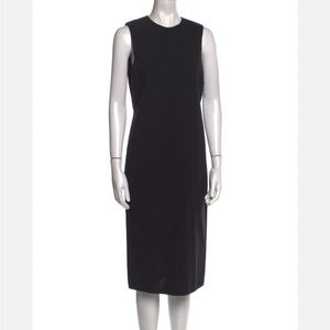 MICHAEL KORS  Black Sleeveless Tea Length Dress Size XS